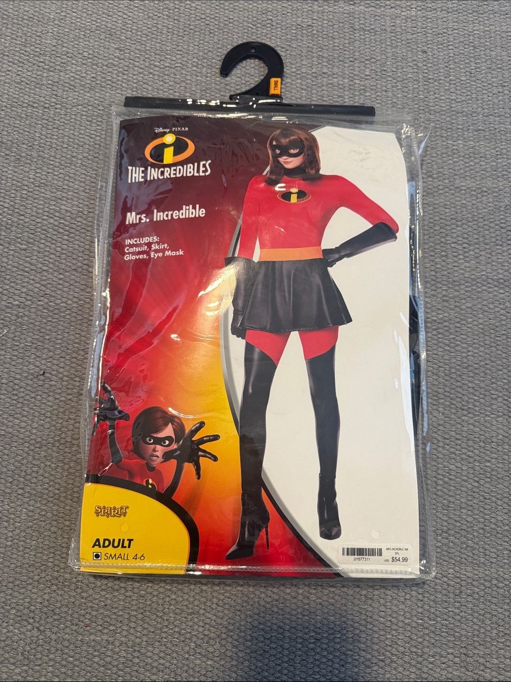 Spirit The Incredibles Mrs. Incredible Costume - Red & Black